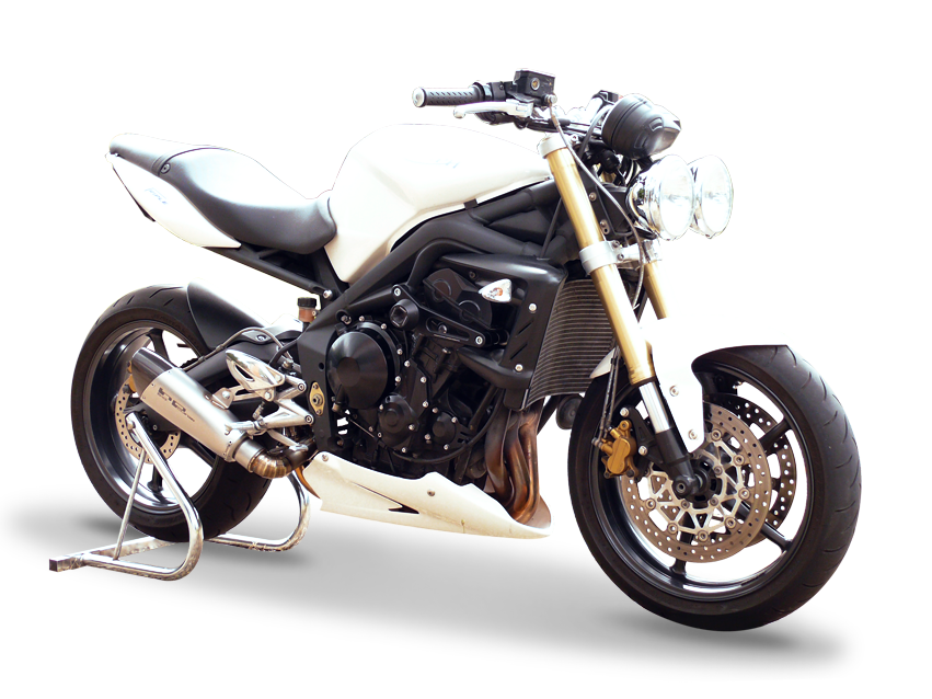 HP CORSE Triumph Street Triple (08/12) Slip-on Exhaust "Evoxtreme Satin" (EU homologated) – Accessories in MotoDeal – Motorcycle Accessories and Parts Online Shop