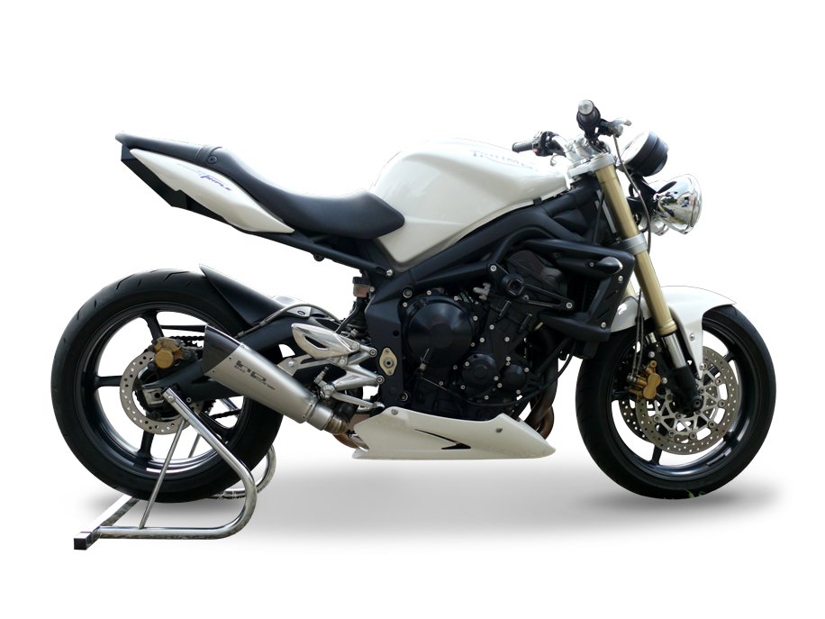 HP CORSE Triumph Street Triple (08/12) Slip-on Exhaust "Evoxtreme Satin" (EU homologated) – Accessories in MotoDeal – Motorcycle Accessories and Parts Online Shop