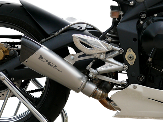 HP CORSE Triumph Street Triple (08/12) Slip-on Exhaust "Evoxtreme Satin" (EU homologated) – Accessories in MotoDeal – Motorcycle Accessories and Parts Online Shop