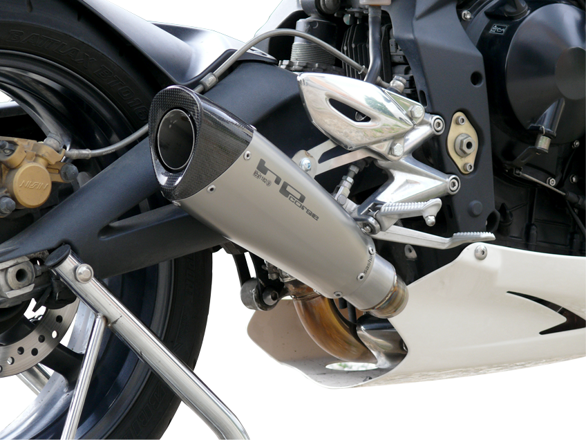 HP CORSE Triumph Street Triple (08/12) Slip-on Exhaust "Evoxtreme Satin" (EU homologated) – Accessories in MotoDeal – Motorcycle Accessories and Parts Online Shop