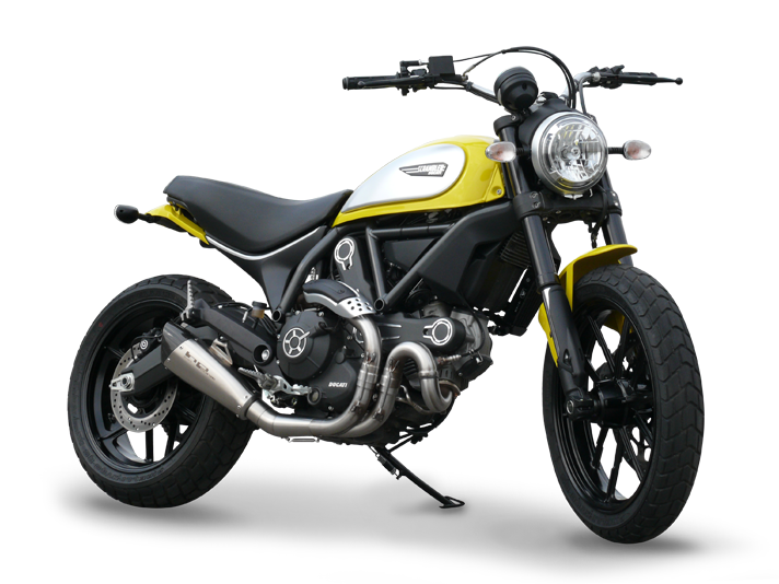 HP CORSE Ducati Scrambler 800 Slip-on Exhaust "Evoxtreme 260 Satin" (EU homologated)