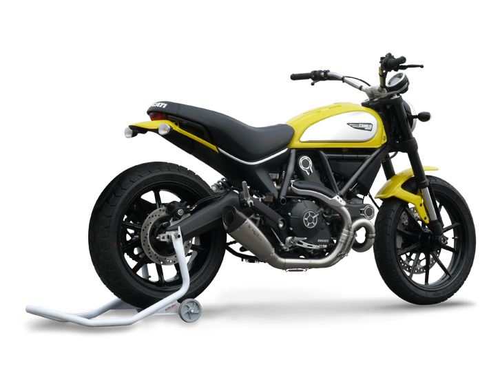 HP CORSE Ducati Scrambler 800 Slip-on Exhaust "Evoxtreme 260 Satin" (EU homologated)