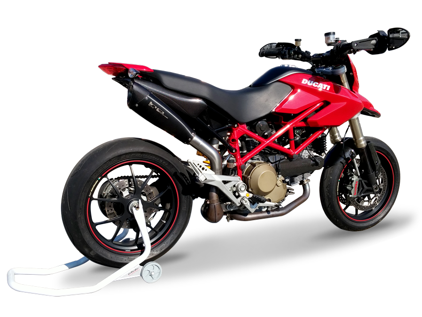 HP CORSE Ducati Hypermotard 1100 Slip-on Exhaust "Evoxtreme 310 Black" (EU homologated)