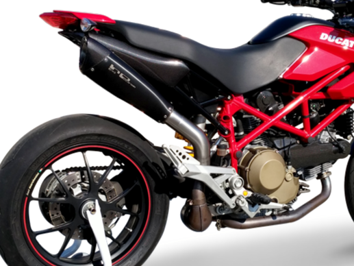 HP CORSE Ducati Hypermotard 1100 Slip-on Exhaust "Evoxtreme 310 Black" (EU homologated)