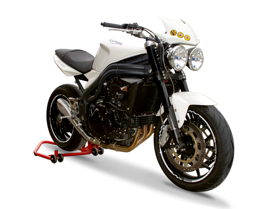 HP CORSE Triumph Speed Triple 1050 (08/10) Slip-on Exhaust "Hydroform Satin" (EU homologated) – Accessories in MotoDeal – Motorcycle Accessories and Parts Online Shop