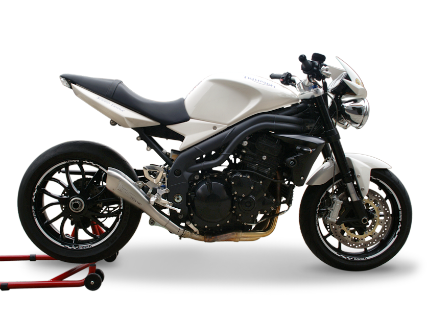 HP CORSE Triumph Speed Triple 1050 (08/10) Slip-on Exhaust "Hydroform Satin" (EU homologated) – Accessories in MotoDeal – Motorcycle Accessories and Parts Online Shop