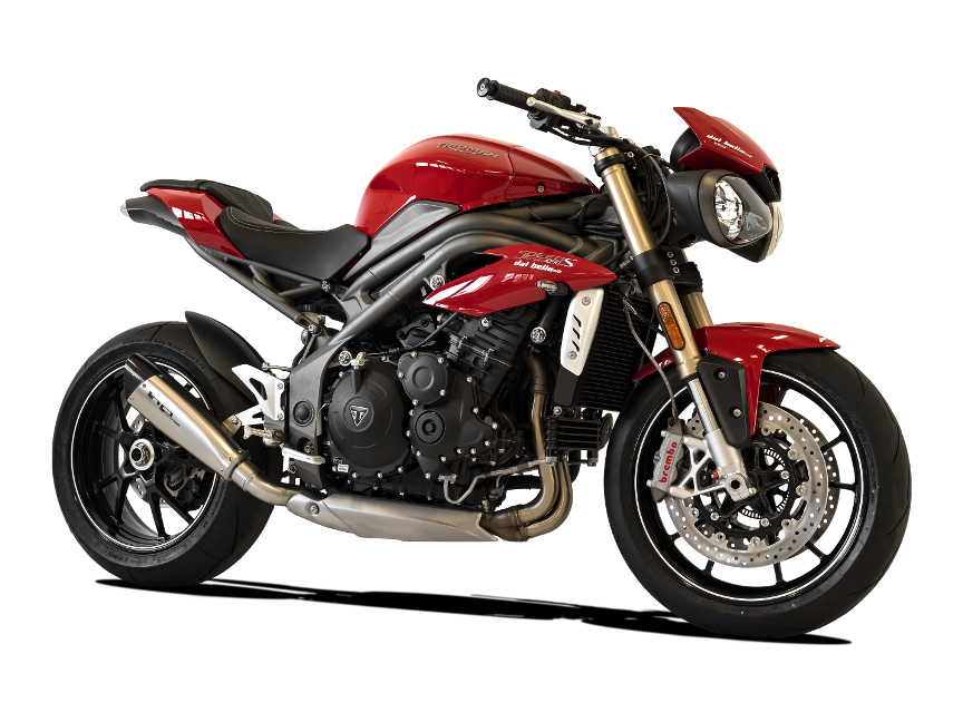 HP CORSE Triumph Speed Triple (16/17) Slip-on Exhaust "Evoxtreme Satin" (racing) – Accessories in MotoDeal – Motorcycle Accessories and Parts Online Shop