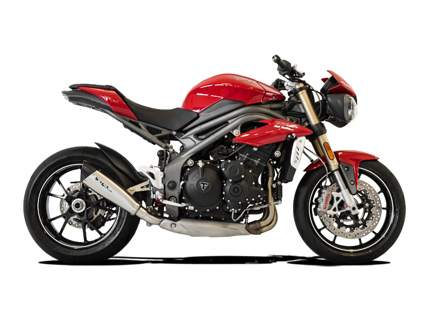 HP CORSE Triumph Speed Triple (16/17) Slip-on Exhaust "Evoxtreme Satin" (racing) – Accessories in MotoDeal – Motorcycle Accessories and Parts Online Shop