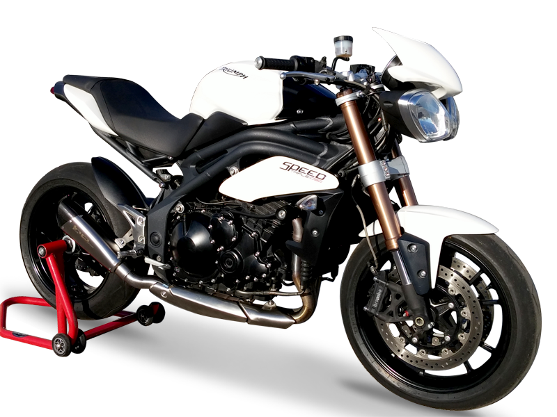 HP CORSE Triumph Speed Triple 1050 (11/15) Slip-on Exhaust "Evoxtreme Satin" (EU homologated) – Accessories in MotoDeal – Motorcycle Accessories and Parts Online Shop