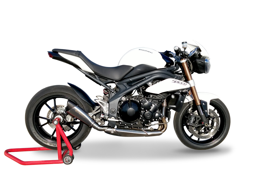 HP CORSE Triumph Speed Triple 1050 (11/15) Slip-on Exhaust "Evoxtreme Satin" (EU homologated) – Accessories in MotoDeal – Motorcycle Accessories and Parts Online Shop