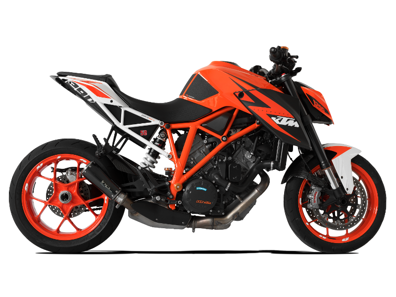 HP CORSE KTM 1290 Super Duke R (14/16) Slip-on Exhaust "GP-07 Black with Wire Mesh" (racing) – Accessories in MotoDeal – Motorcycle Accessories and Parts Online Shop