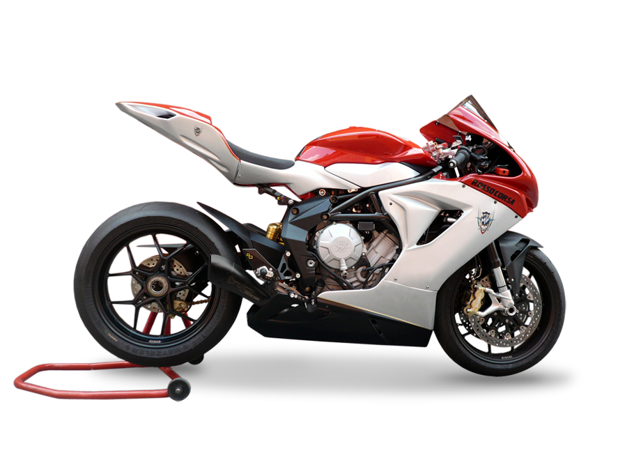 HP CORSE MV Agusta F3 Slip-on Exhaust "Hydroform Black" (EU homologated)