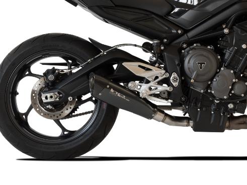 HP CORSE Triumph STREET TRIPLE 765 Slip-on Exhaust "Evoxtreme Black 310 mm" (racing) – Accessories in MotoDeal – Motorcycle Accessories and Parts Online Shop