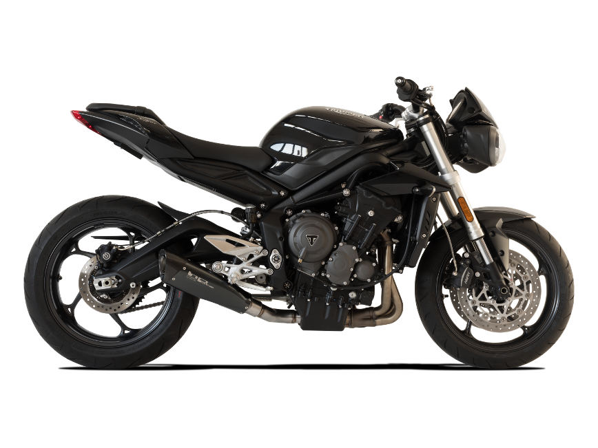 HP CORSE Triumph STREET TRIPLE 765 Slip-on Exhaust "Evoxtreme Black 310 mm" (racing) – Accessories in MotoDeal – Motorcycle Accessories and Parts Online Shop