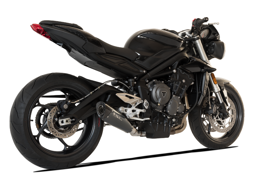 HP CORSE Triumph STREET TRIPLE 765 Slip-on Exhaust "Evoxtreme Black 310 mm" (racing) – Accessories in MotoDeal – Motorcycle Accessories and Parts Online Shop