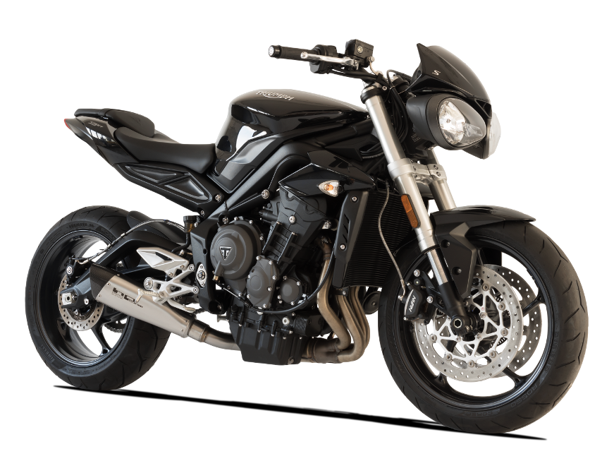 HP CORSE Triumph STREET TRIPLE 765 Slip-on Exhaust "Evoxtreme Satin 310 mm" (racing) – Accessories in MotoDeal – Motorcycle Accessories and Parts Online Shop