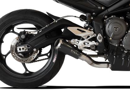 HP CORSE Triumph STREET TRIPLE 765 Slip-on Exhaust "GP-07 Black with Wire Mesh" (racing) – Accessories in MotoDeal – Motorcycle Accessories and Parts Online Shop