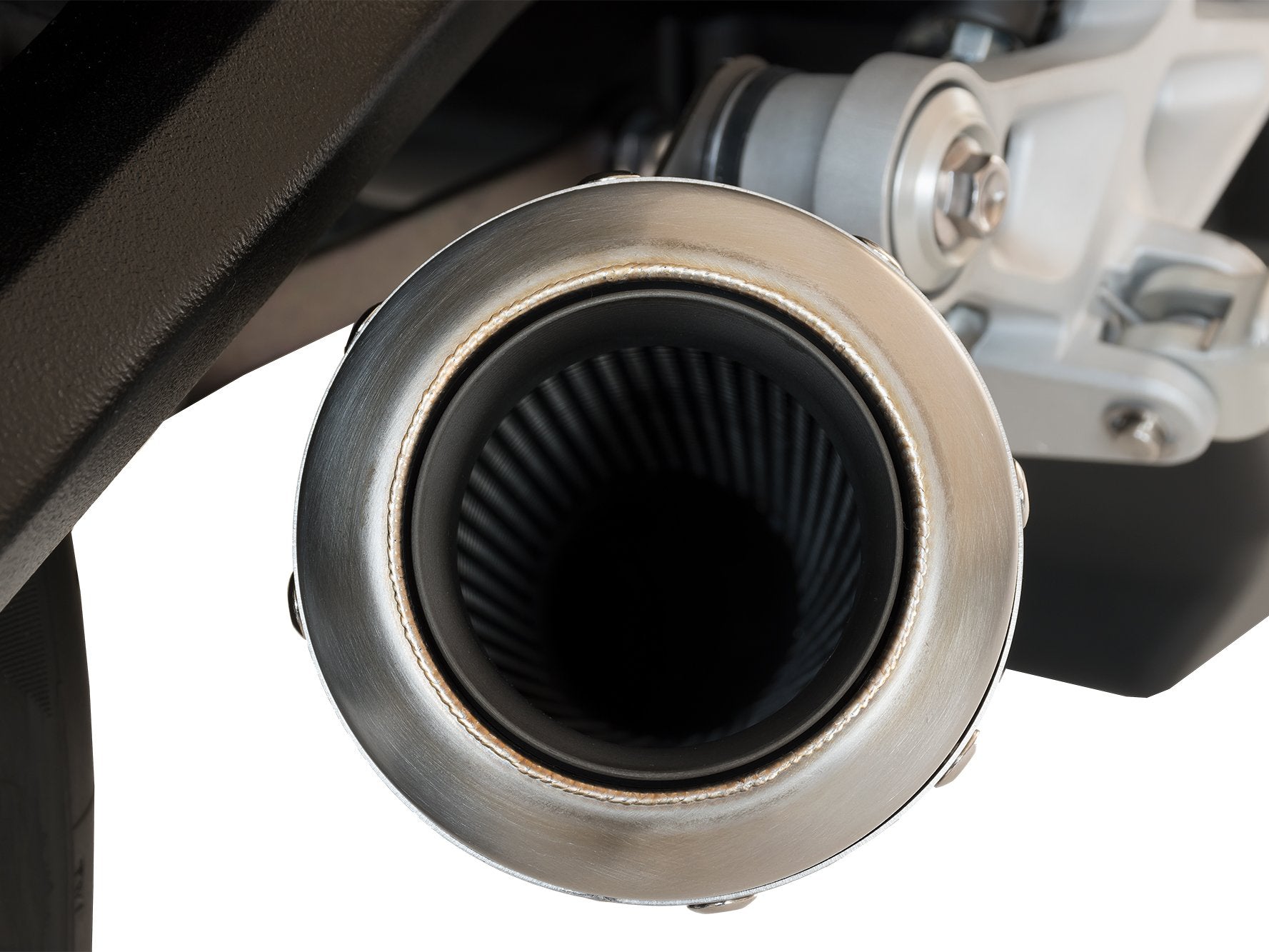 HP CORSE Triumph STREET TRIPLE 765 Slip-on Exhaust "GP-07 Satin with Aluminum Ring" (racing) – Accessories in MotoDeal – Motorcycle Accessories and Parts Online Shop