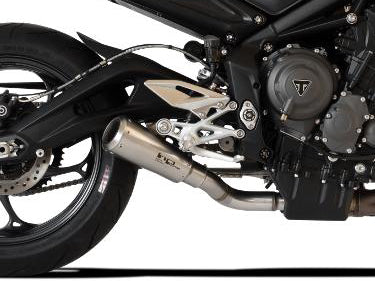 HP CORSE Triumph STREET TRIPLE 765 Slip-on Exhaust "GP-07 Satin with Wire Mesh" (racing) – Accessories in MotoDeal – Motorcycle Accessories and Parts Online Shop