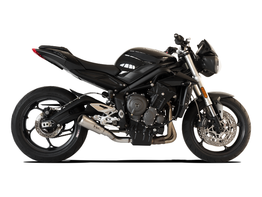 HP CORSE Triumph STREET TRIPLE 765 Slip-on Exhaust "GP-07 Satin with Wire Mesh" (racing) – Accessories in MotoDeal – Motorcycle Accessories and Parts Online Shop