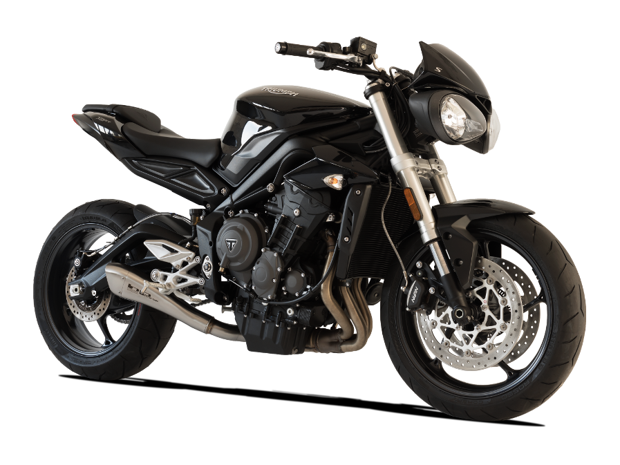 HP CORSE Triumph STREET TRIPLE 765 Slip-on Exhaust "Hydroform Satin" (racing) – Accessories in MotoDeal – Motorcycle Accessories and Parts Online Shop