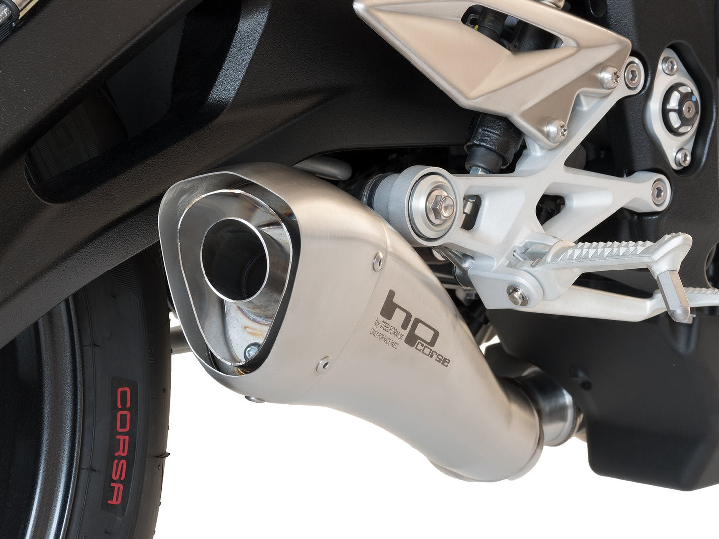 HP CORSE Triumph STREET TRIPLE 765 Slip-on Exhaust "Hydroform Satin" (racing) – Accessories in MotoDeal – Motorcycle Accessories and Parts Online Shop