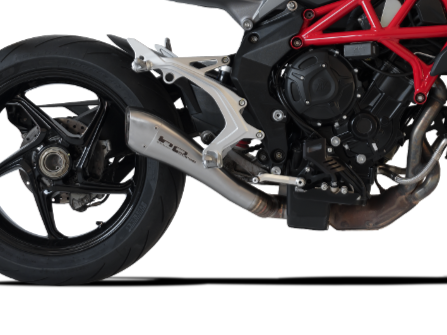 HP CORSE MV Agusta Brutale 800/RR Slip-on Exhaust "Hydroform Satin" (racing)