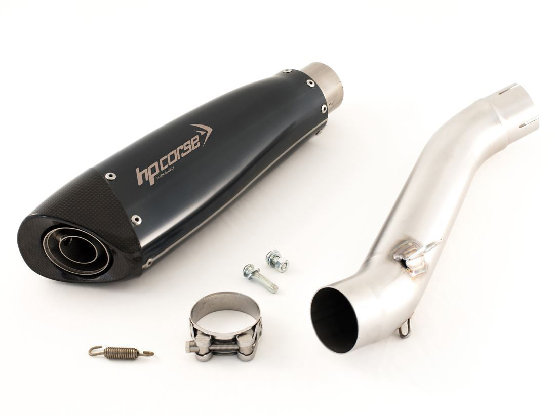 HP CORSE Aprilia Tuono V4 (11/14) Slip-on Exhaust "Evoxtreme 310 Black" (EU homologated)