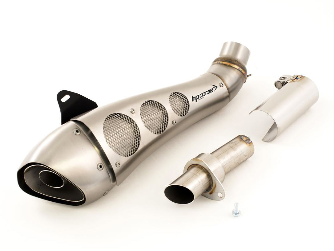 HP CORSE Ducati Scrambler 800 Slip-on Exhaust "Hydroform Satin" (EU homologated)