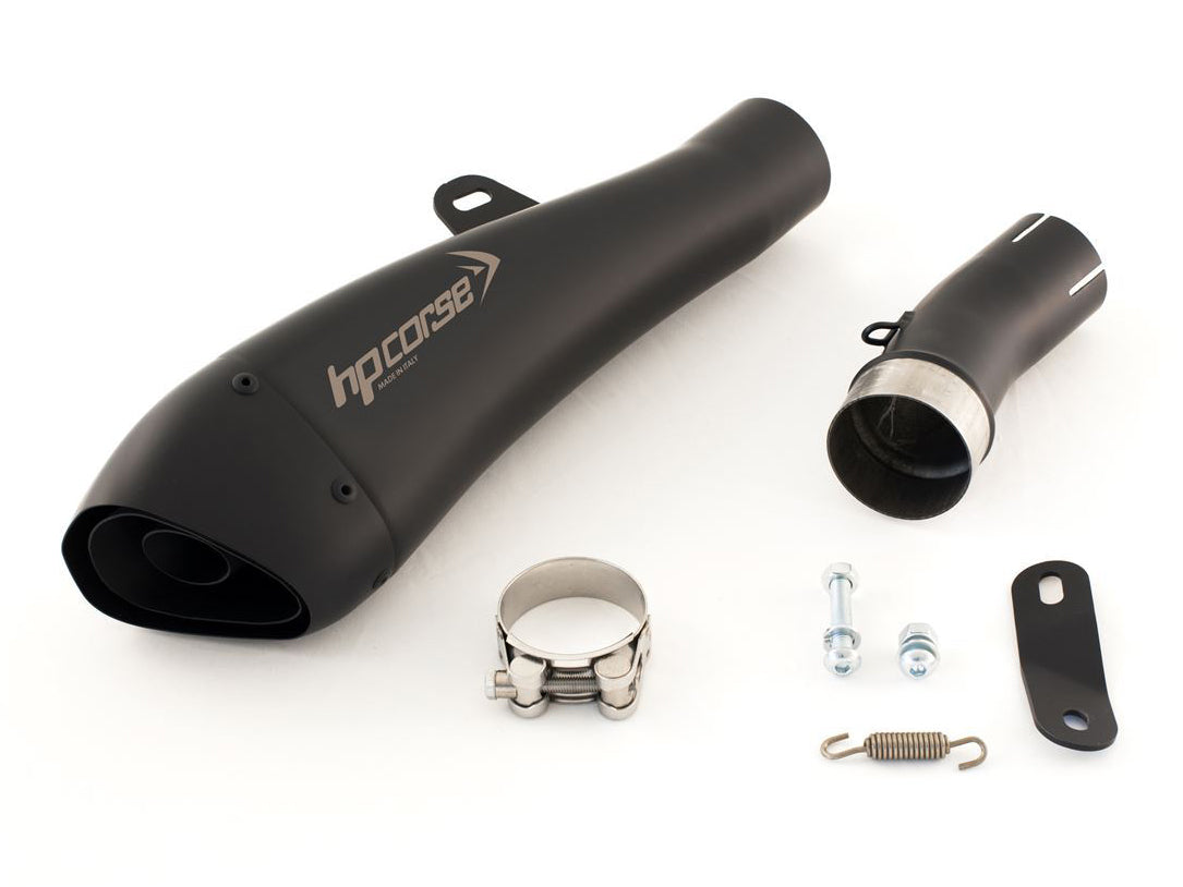 HP CORSE Suzuki GSX-R600 / GSX-R750 (06/07) Slip-on Exhaust "Hydroform Black" (EU homologated) – Accessories in MotoDeal – Motorcycle Accessories and Parts Online Shop