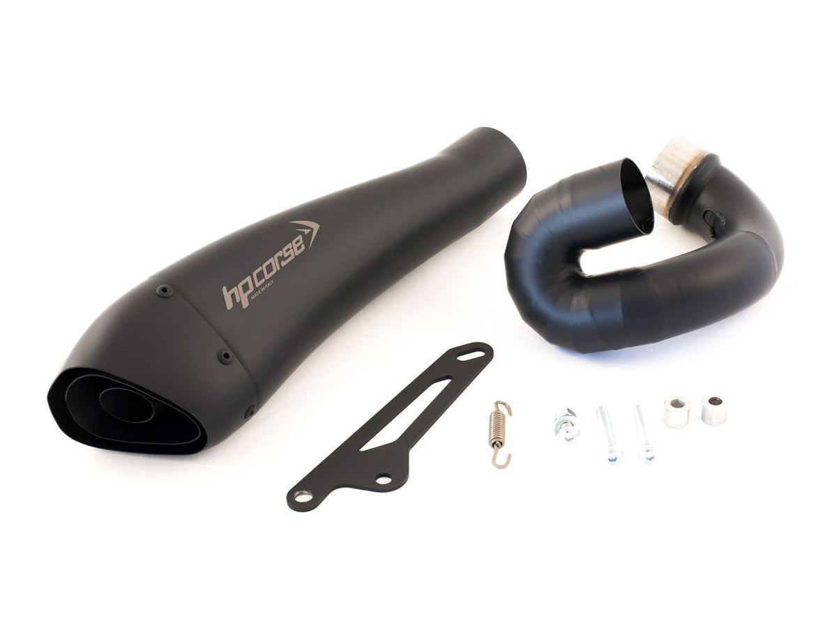 HP CORSE Triumph Street Triple (08/12) Slip-on Exhaust "Hydroform Black" (EU homologated) – Accessories in MotoDeal – Motorcycle Accessories and Parts Online Shop