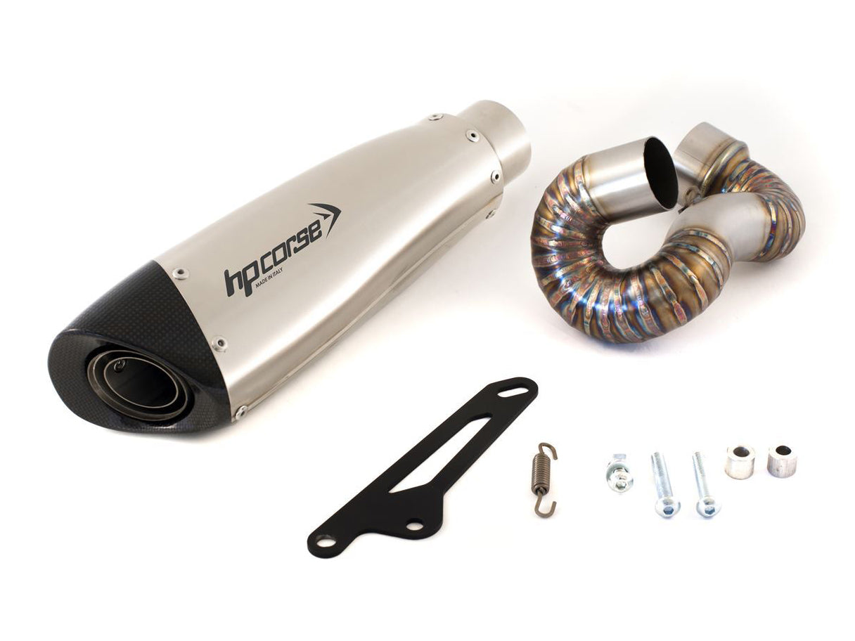 HP CORSE Triumph Street Triple (08/12) Slip-on Exhaust "Evoxtreme Satin" (EU homologated) – Accessories in MotoDeal – Motorcycle Accessories and Parts Online Shop