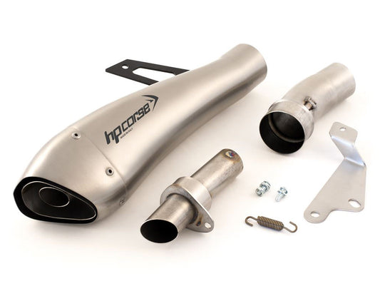 HP CORSE Triumph Speed Triple (05-06) Slip-on Exhaust "Hydroform Inox Satin" (Homologated)