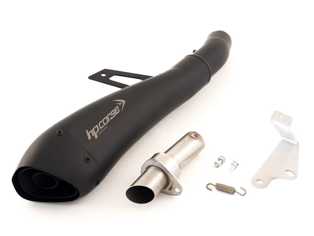 HP CORSE Triumph Speed Triple (05-06) Slip-on Exhaust "Hydroform Ceramic Black" (Homologated)