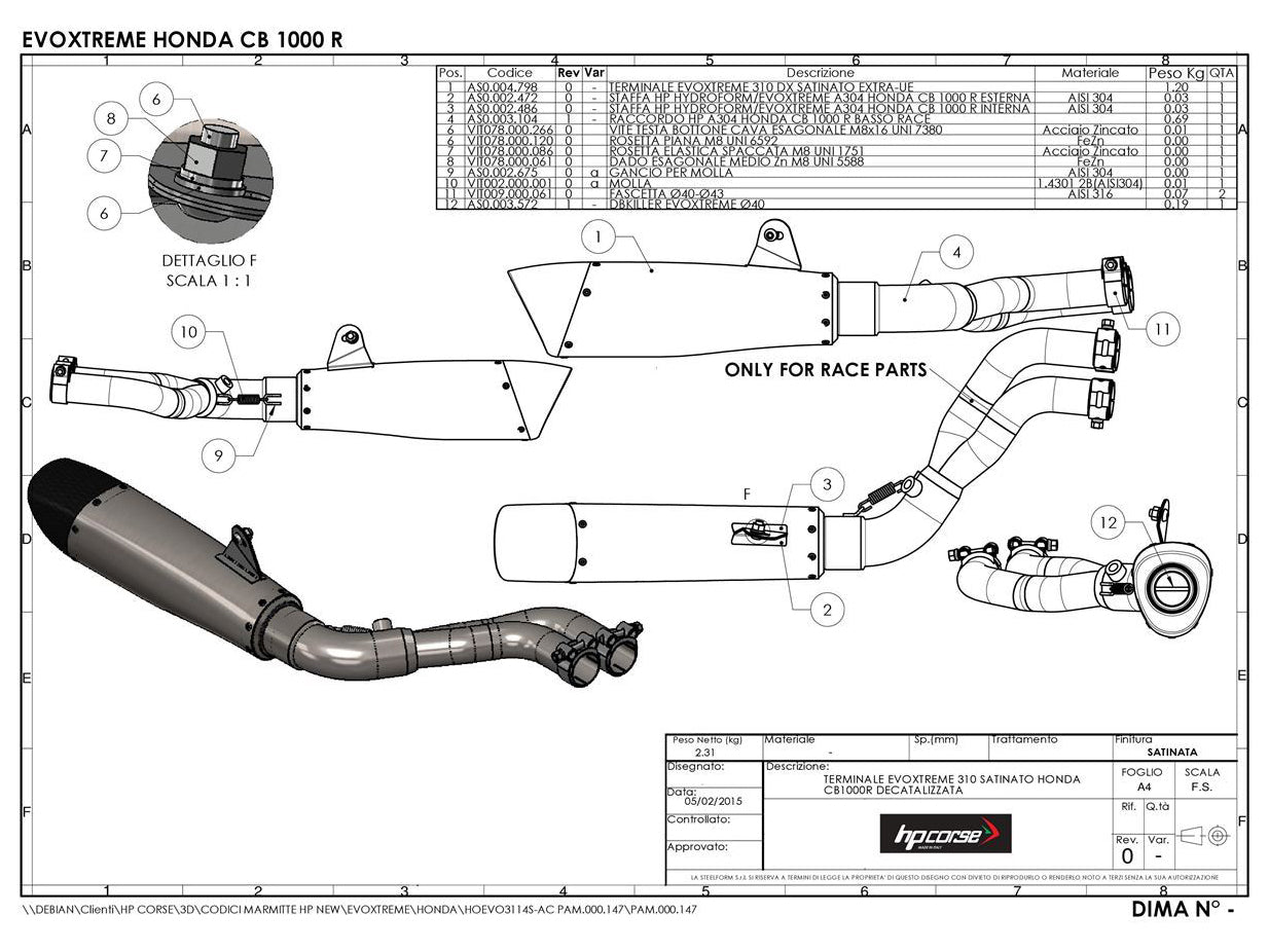 HP CORSE Honda CB1000R Slip-on Exhaust "Evoxtreme Black Single" (low position) – Accessories in MotoDeal – Motorcycle Accessories and Parts Online Shop