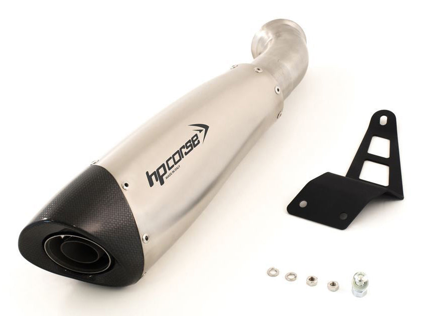 HP CORSE Ducati Hypermotard 821 Low Position Slip-on Exhaust "Evoxtreme 310 Satin" (EU homologated)