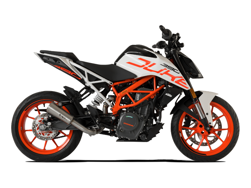 HP CORSE KTM 390 Duke (13/16) Slip-on Exhaust "GP-07 Satin with Aluminum Ring" (racing) – Accessories in MotoDeal – Motorcycle Accessories and Parts Online Shop