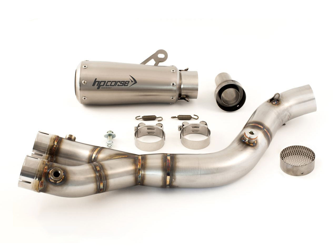 HP CORSE Yamaha YZF-R1 (15/17) Slip-on Exhaust "GP-07 Satin" (racing; with wire mesh) – Accessories in MotoDeal – Motorcycle Accessories and Parts Online Shop