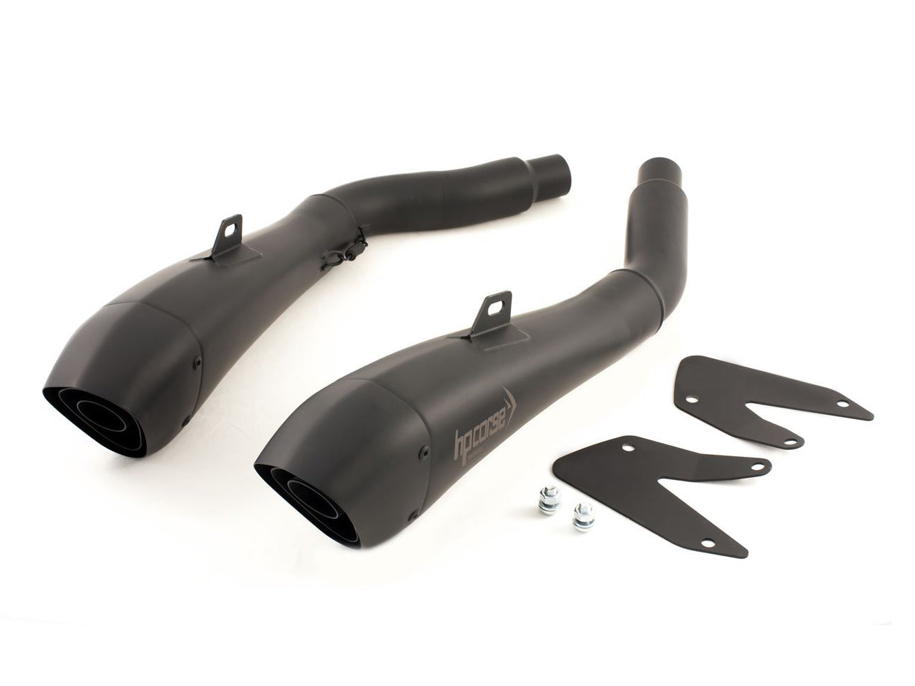 HP CORSE Triumph Street Triple (08/12) Dual Slip-on Exhaust "Hydroform Black" (EU homologated) – Accessories in MotoDeal – Motorcycle Accessories and Parts Online Shop