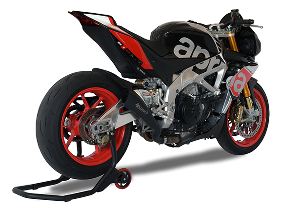 HP CORSE Aprilia Tuono V4 (15/16) Slip-on Exhaust "Hydroform Black" (racing)