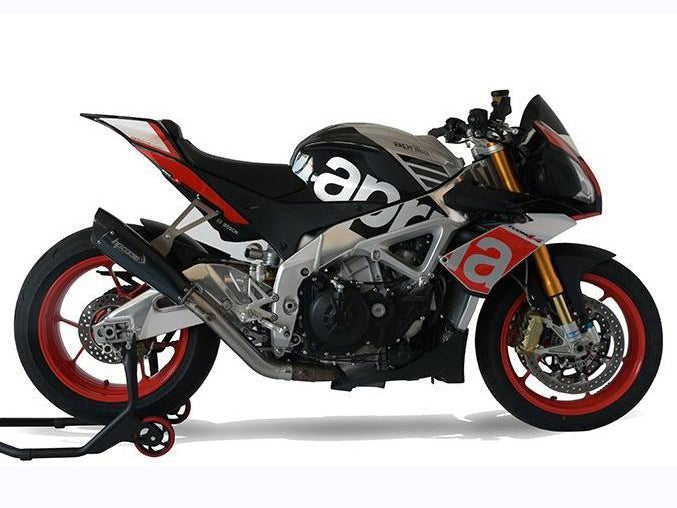 HP CORSE Aprilia Tuono V4 (15/16) Slip-on Exhaust "Evoxtreme 310 Black" (racing)