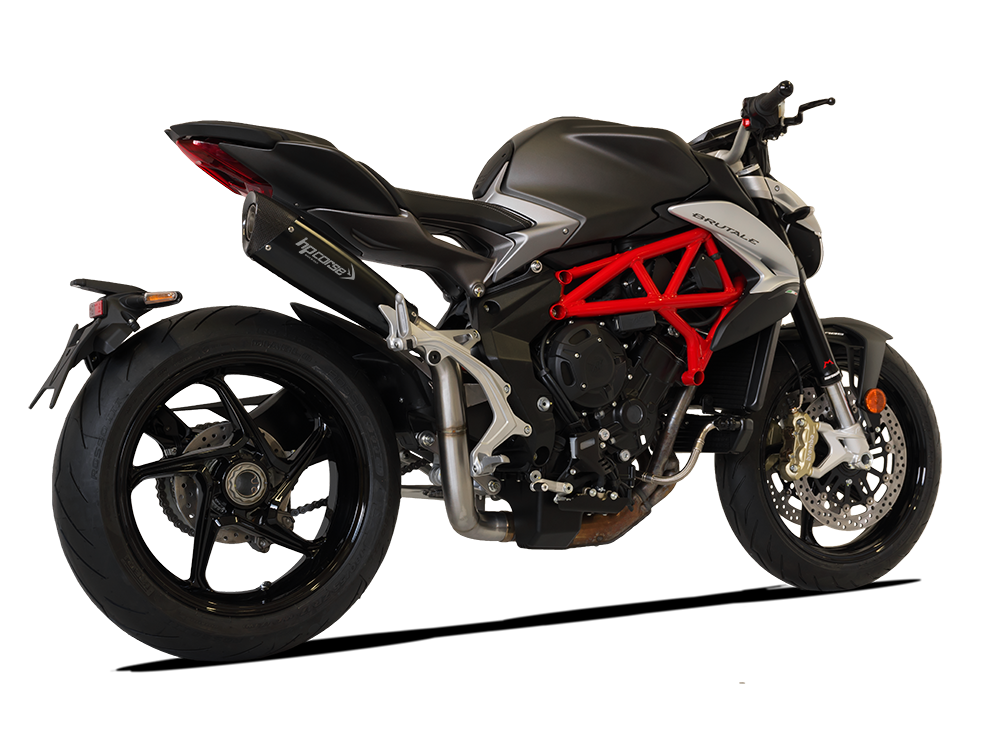 HP CORSE MV Agusta Brutale 800/RR Slip-on Exhaust "Evoxtreme 310 Black" (racing)