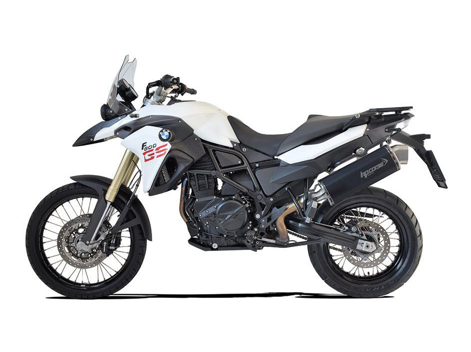 HP CORSE BMW F800GS Slip-on Exhaust "4-Track Black" (EU homologated)