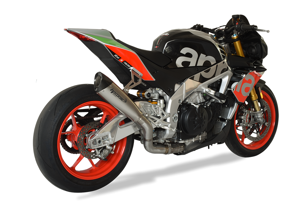 HP CORSE Aprilia RSV4 / Tuono V4 (17/18) Slip-on Exhaust "Evoxtreme 310 Satin" (racing)