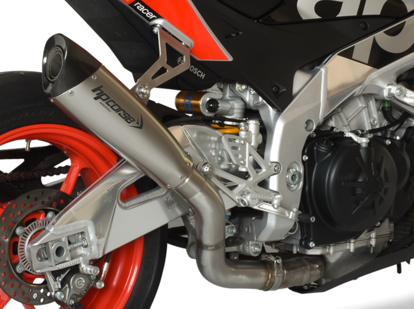 HP CORSE Aprilia RSV4 / Tuono V4 (17/18) Slip-on Exhaust "Evoxtreme 310 Titanium" (racing)