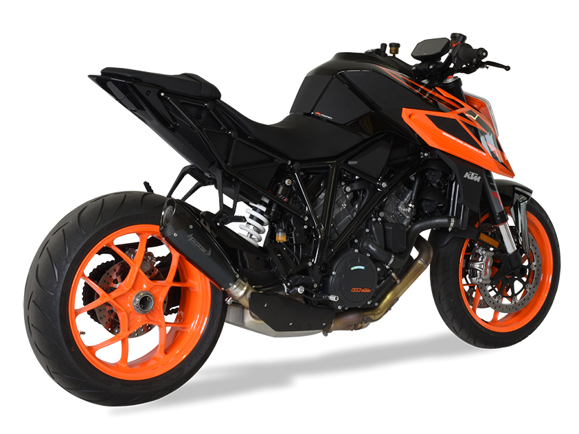 HP CORSE KTM 1290 Super Duke R (2017 – ) Slip-on Exhaust "Evoxtreme Black" (racing only) – Accessories in MotoDeal – Motorcycle Accessories and Parts Online Shop