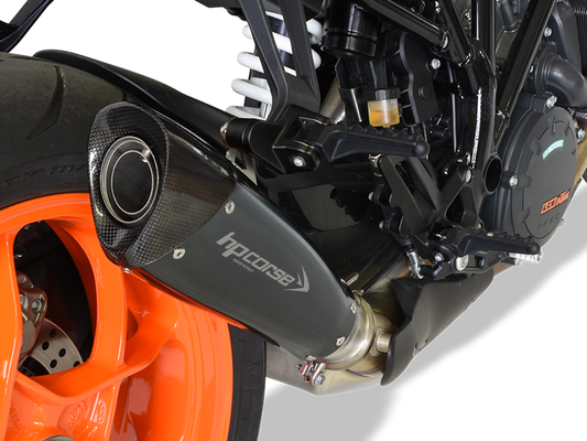 HP CORSE KTM 1290 Super Duke R (2017 – ) Slip-on Exhaust "Evoxtreme Black" (racing only) – Accessories in MotoDeal – Motorcycle Accessories and Parts Online Shop