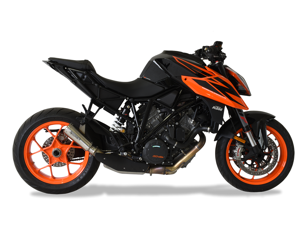 HP CORSE KTM 1290 Super Duke R (2017 – ) Slip-on Exhaust "GP-07 Satin" (racing only) – Accessories in MotoDeal – Motorcycle Accessories and Parts Online Shop