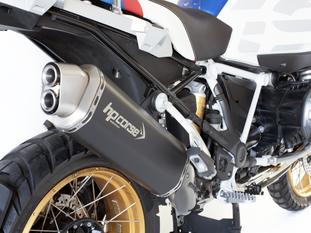 HP CORSE BMW R1250GS Slip-on Exhaust "4-Track R Black" (EU homologated) – Accessories in MotoDeal – Motorcycle Accessories and Parts Online Shop