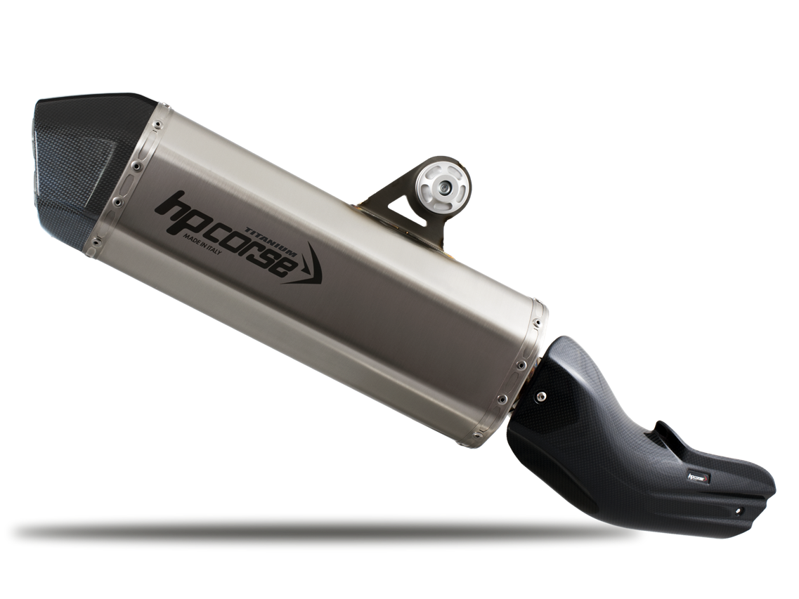 HP CORSE BMW R1250GS Slip-on Exhaust "SPS Carbon Titanium" (EU homologated)